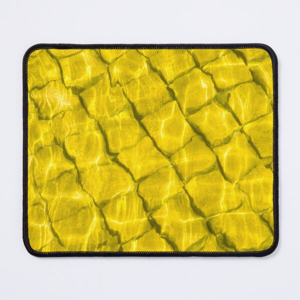 Item preview, Harmonious Golden Yellow Water Ripples Over Diagonal Cobblestones designed and sold by Georgia Mizuleva.
