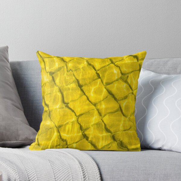 Item preview, Harmonious Golden Yellow Water Ripples Over Diagonal Cobblestones designed and sold by Georgia Mizuleva.