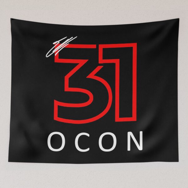 Item preview, Esteban Ocon F1 Signature Graphic - Dark designed and sold by ABBHAMILTO.