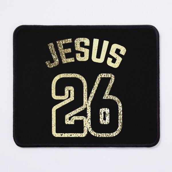 Item preview, Jesus 26 Gold Christian Jersey | Team Jesus Varsity Faith designed and sold by Blessed Be Your Name.