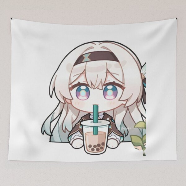 Item preview, Honkai Star Rail Firefly Drinking Boba designed and sold by KomiArts.