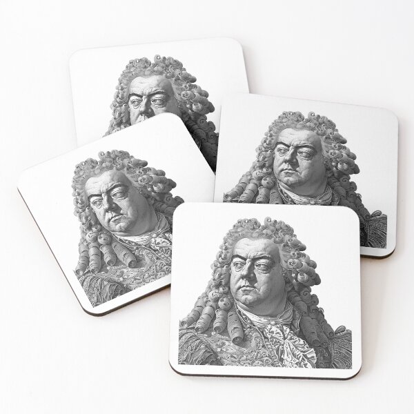 Item preview, Baroque Aristocrat Portrait | Black and White 18th Century Historical Illustration designed and sold by inkoutninja.