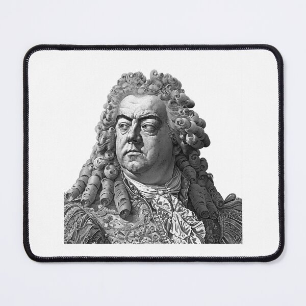 Item preview, Baroque Aristocrat Portrait | Black and White 18th Century Historical Illustration designed and sold by inkoutninja.