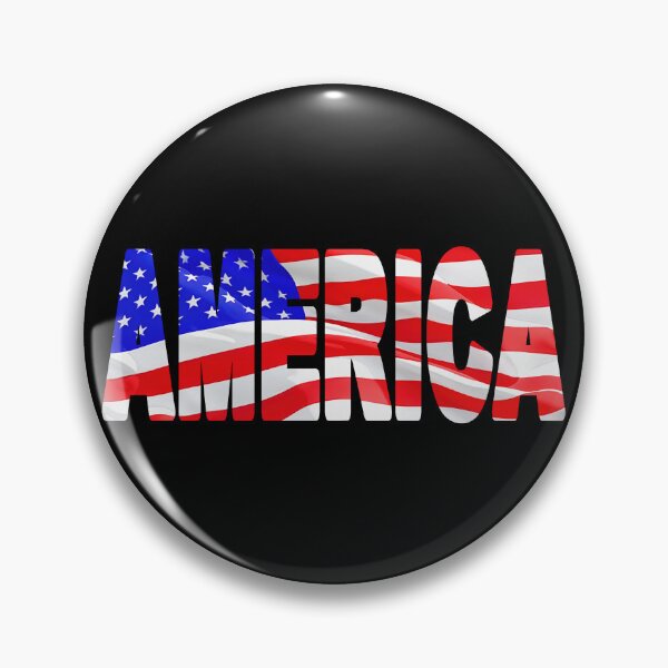 Item preview, AMERICA - Stars and Stripes Sticker Tee Shirt T-Shirt Souvenir designed and sold by Adam Gormley.