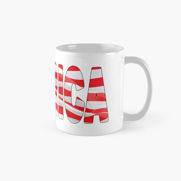 Item preview, AMERICA - Stars and Stripes Sticker Tee Shirt T-Shirt Souvenir designed and sold by Adam Gormley.