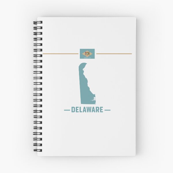 Item preview, Delaware State Pride - Minimalist Map and Flag Silhouette designed and sold by mashmosh.