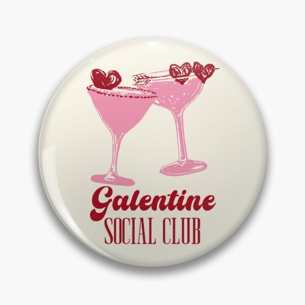 Item preview, Galentine Social Club Pink Cocktail Cheers designed and sold by MaiZephyr.