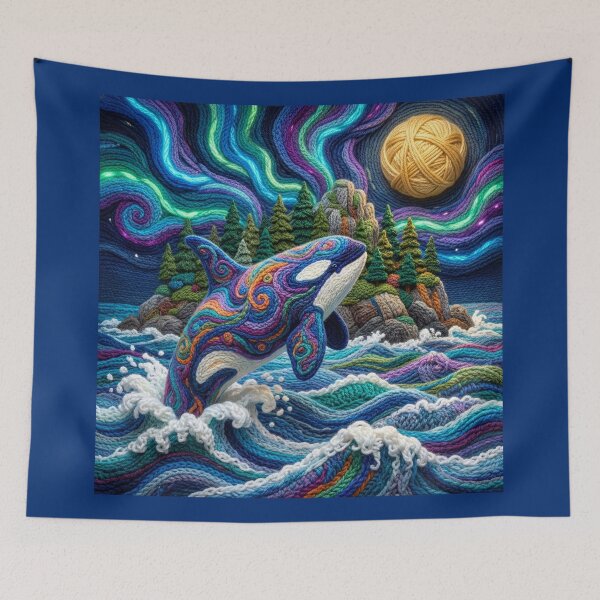 Item preview, Breaching Yarn Orca in a Yarn Sea designed and sold by Tridentulus.