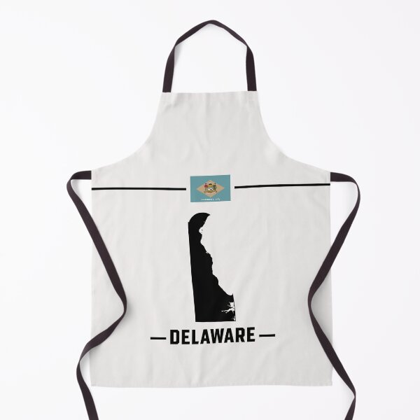 Item preview, Delaware State Pride, Minimalist Map & Flag Silhouette designed and sold by mashmosh.