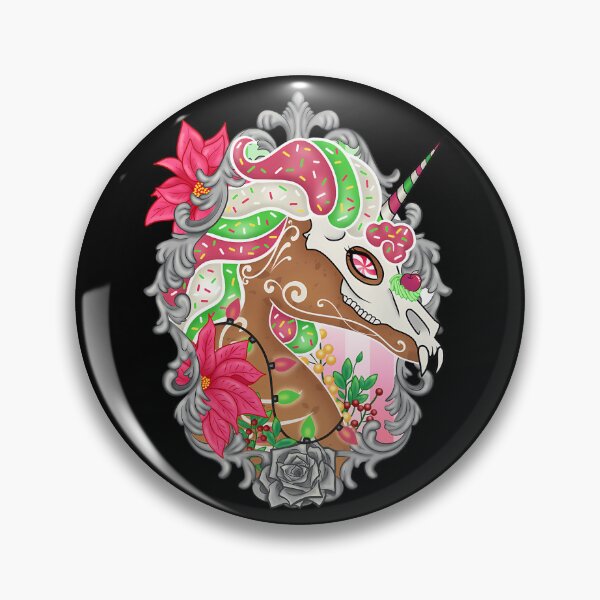 Item preview, Hexmas Gingerbread Unicorn Spooky Cute Holiday designed and sold by bunlkrpnhdi84.