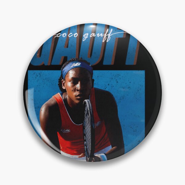 Aperçu de l'œuvre  Coco Gauff Vintage Coco Cincinnati Tennis Champion Tee Tennis créée et vendue par BennetAuer3.