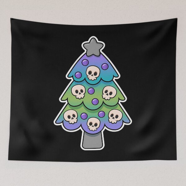 Item preview, Cute Gothic Christmas Tree Spooky Holiday Style designed and sold by bunlkrpnhdi84.