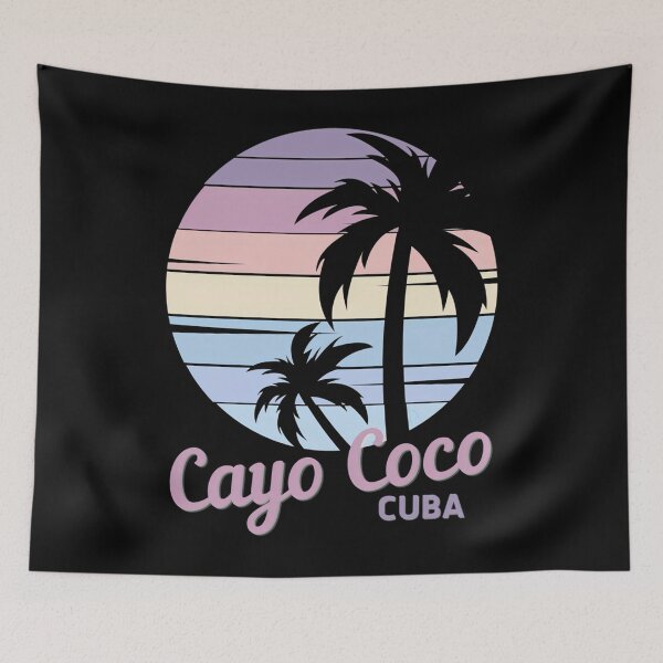Item preview,  Cayo Coco Vintage Sunset Cayo Coco Cuba Sunrise Beach Lifestyle Ocean Wavestropical Vacation designed and sold by BennetAuer3.