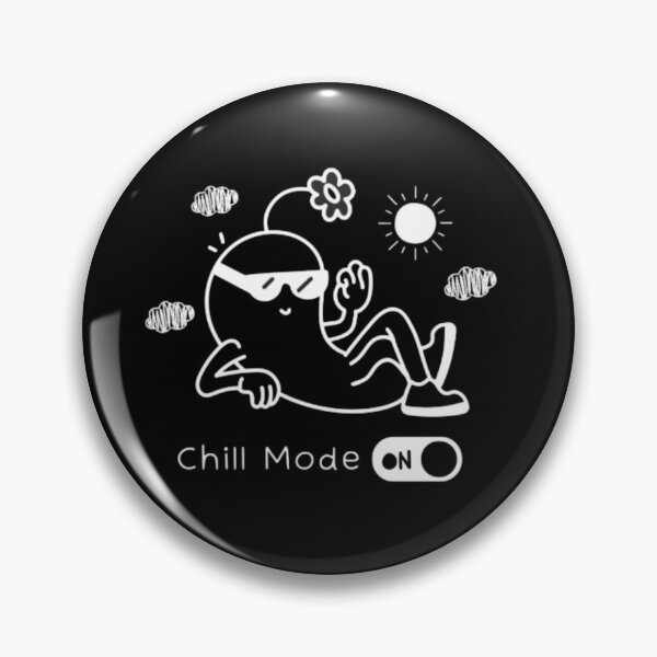 Item preview, Chill Mode On – Relax Vibes Aesthetic Design designed and sold by BlossomPixel.