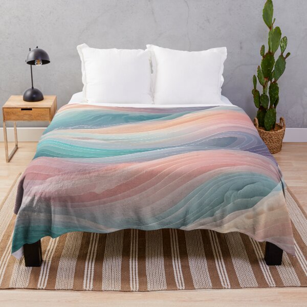 Item preview, Pastel Flowing Abstract Waves designed and sold by WASAN DESIGNS.