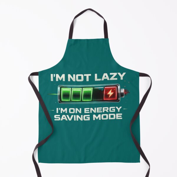 Item preview, Energy Saving Mode Not Lazy designed and sold by SandiCreative.