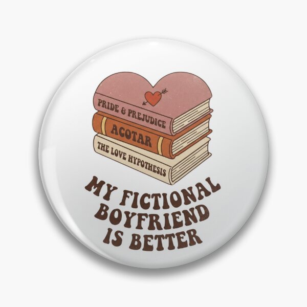 Item preview, Book Lover Valentine | Retro Vintage Book Stack Heart | My Fictional Boyfriend is Better designed and sold by ExpertSayeed.