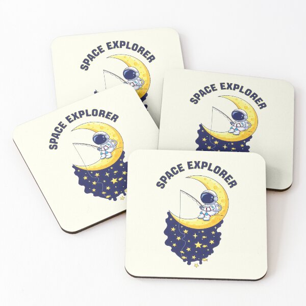 Item preview, Space Explorer Astronaut Illustration designed and sold by nuel-art.