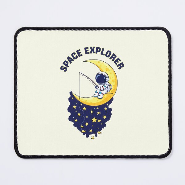 Item preview, Space Explorer Astronaut Illustration designed and sold by nuel-art.