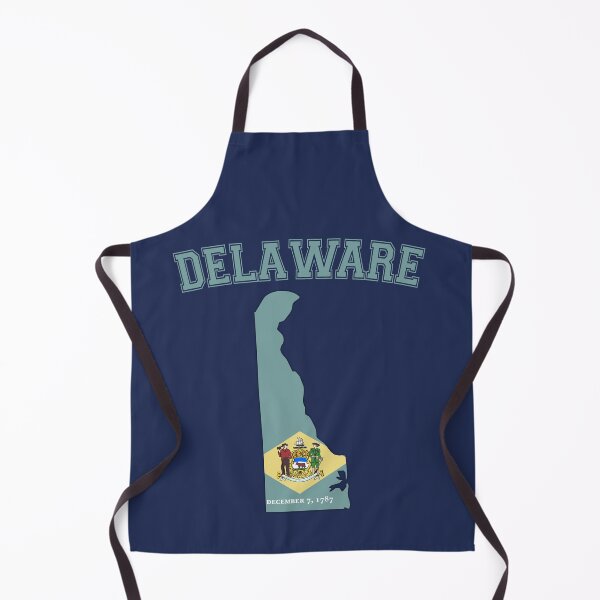Item preview, Delaware State Pride - Vintage Varsity Map & Flag Design designed and sold by mashmosh.