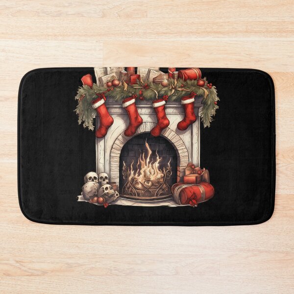 Item preview, Have Yourself a Creepy Little Christmas Haunted Fireplace designed and sold by pxxfsewmfd48.