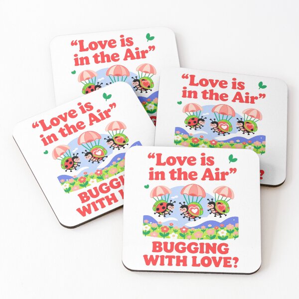 Item preview, Love is in the air bugging with love designed and sold by wesdesignshop.