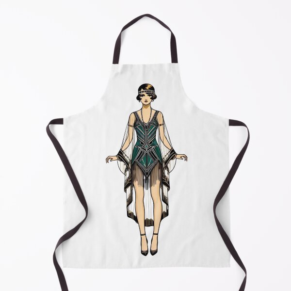 Item preview, Art Deco Flapper Pinup Roaring Twenties Glamour Print designed and sold by PinUpPizzazz.