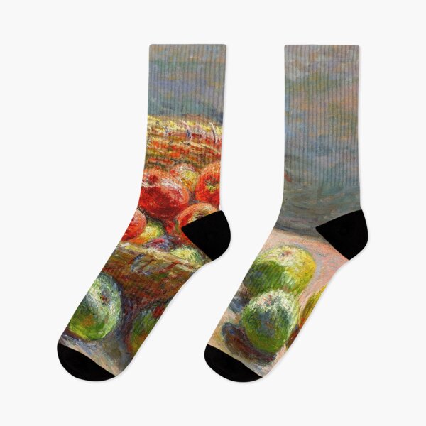 Item preview, Le Panier De Pommes by Claude Monet: Impressionist Still Life Poster designed and sold by artofuniverse.