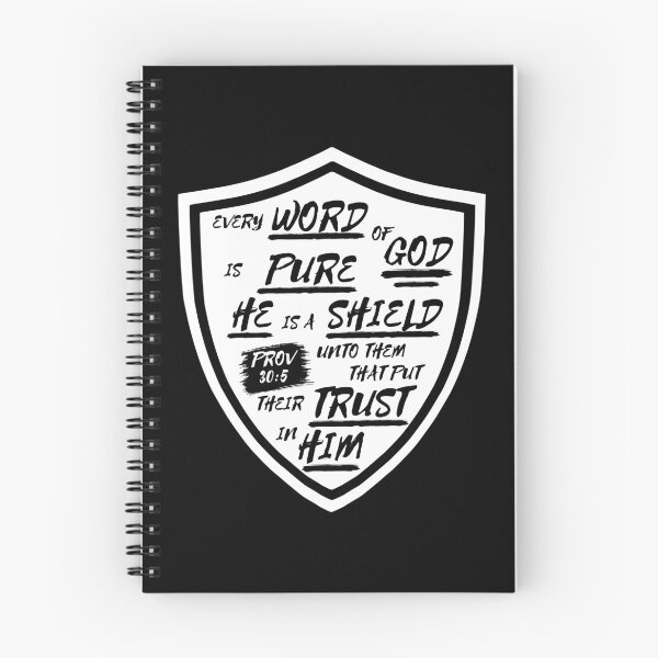 Item preview, Proverbs 30:5 Word of God Shield designed and sold by Clothed in Scripture.