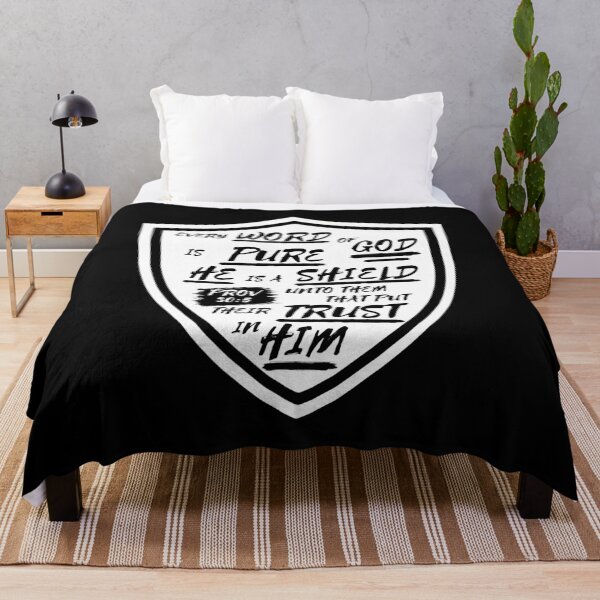 Item preview, Proverbs 30:5 Word of God Shield designed and sold by Clothed in Scripture.
