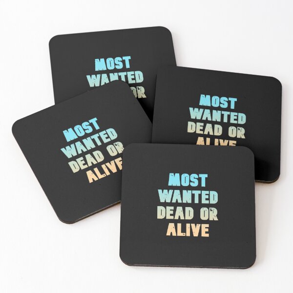 Item preview, MOST WANTED DEAD OR ALIVE, Cool color art designed and sold by artdragongift 15.
