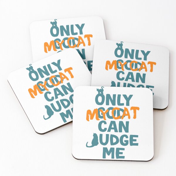 Item preview, Only My (CAT) Can Judge Me designed and sold by veganskillvamps.