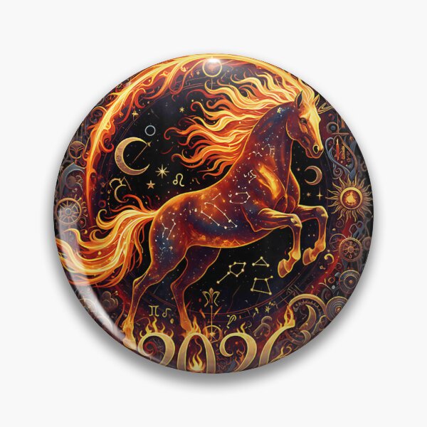 Item preview, Year Of The Fire Horse 2026 Zodiac Fantasy Illustration designed and sold by BancaJone.