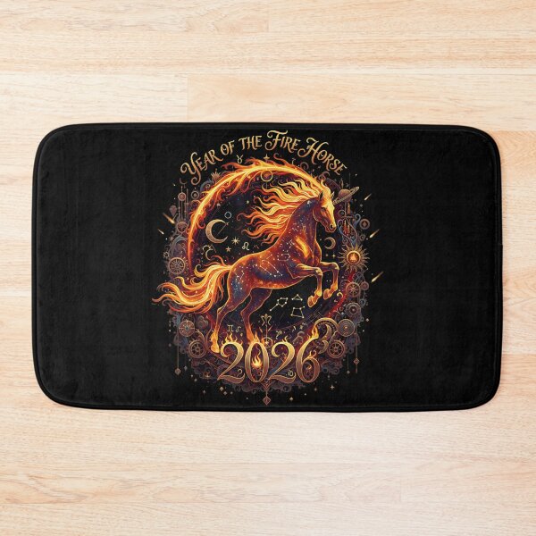 Item preview, Year Of The Fire Horse 2026 Zodiac Fantasy Illustration designed and sold by BancaJone.