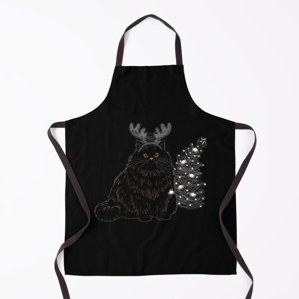Item preview, Meowy Gothmas Black Cat With Antlers Dark Holiday designed and sold by pxxfsewmfd48.