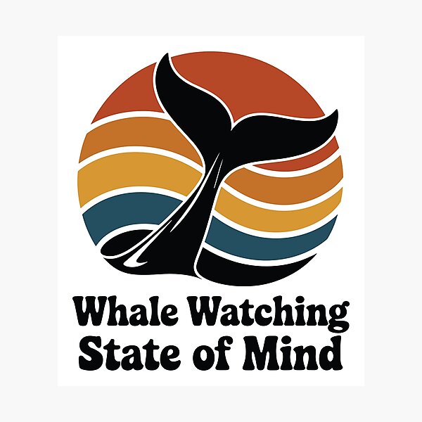 Item preview, Whale Watching State of Mind designed and sold by Creative League Ignite.