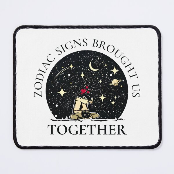 Item preview, Zodiac Sign Brought Us Together Astrology Love Gift designed and sold by PixelGrafiks.