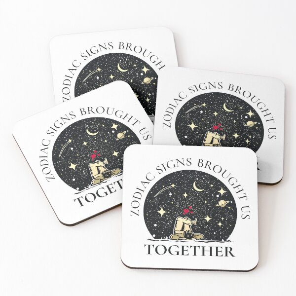 Item preview, Zodiac Sign Brought Us Together Astrology Love Gift designed and sold by PixelGrafiks.