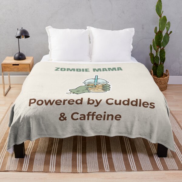 Item preview, Zombie Mama – Powered by Cuddles & Caffeine | Funny Tired Mom Design designed and sold by MadeInNapTime.