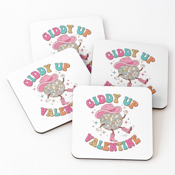 Item preview, Giddy Up Valentine | Retro Disco Cowgirl Aesthetic | Groovy Glitter Western Disco Ball designed and sold by ExpertSayeed.