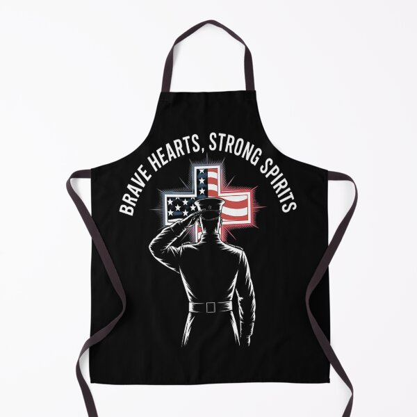 Item preview, Brave Hearts Strong Spirits Salute To Freedom Military Pride designed and sold by NicolaMail.