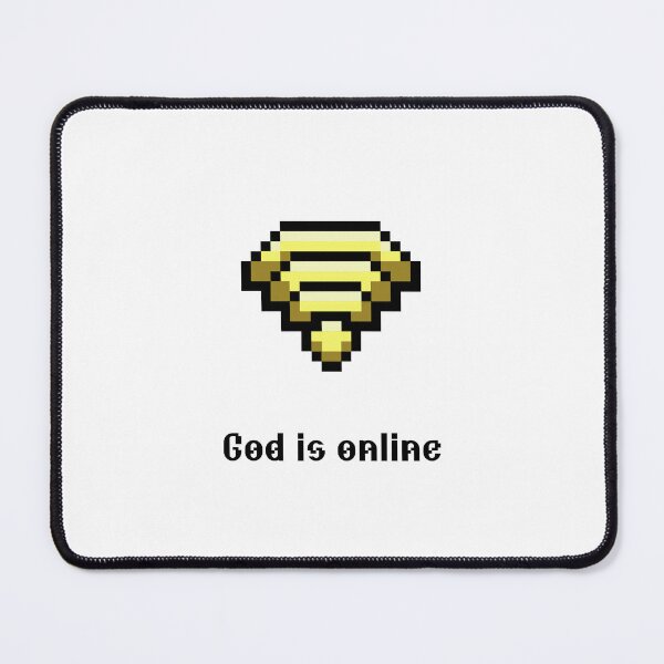 Artikelvorschau, Gott ist online – Retro-Webcore-Kunst | Christlicher Cyberglaube entworfen und verkauft von Blessed Be Your Name.