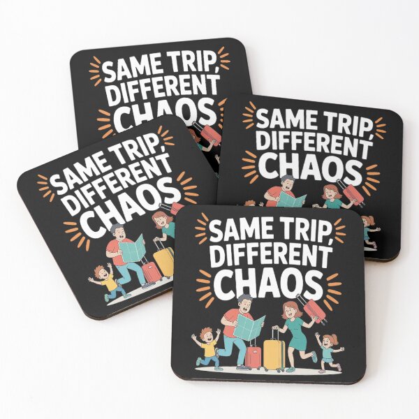 Item preview, Same Trip Different Chaos – Family Vacation designed and sold by TheRetroStyle.
