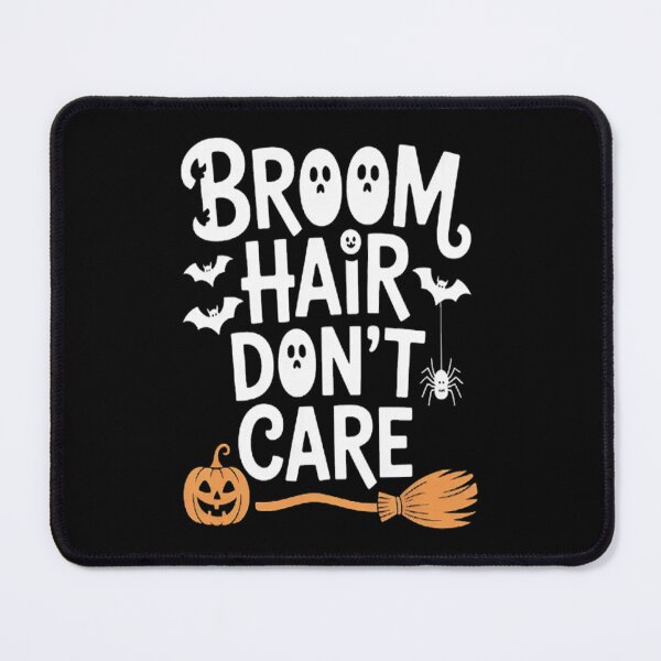Item preview, Broom Hair Don't Care Flying Broom Halloween Witch Fan designed and sold by NicolaMail.