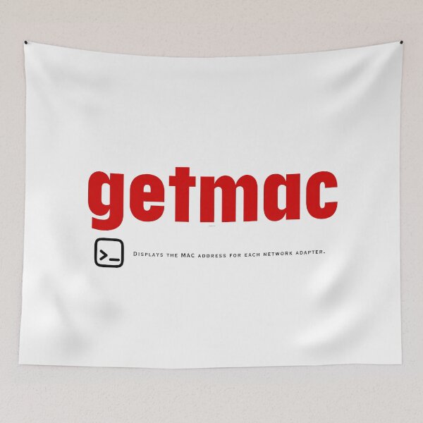 Item preview, Win Command LINE: getmac designed and sold by S9View.
