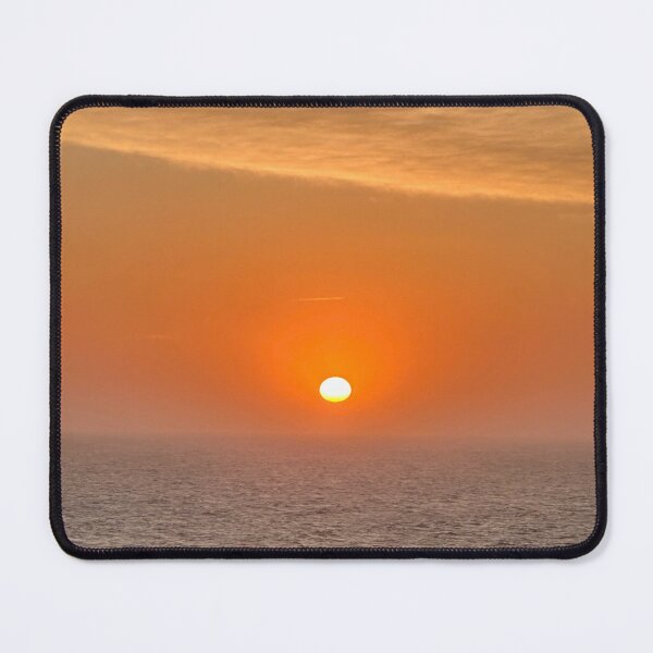Item preview, Sunset at Sea in the middle of the Pacific Ocean designed and sold by WanderingLife.