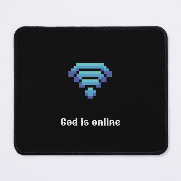 Item preview, God Is Online | Y2K Cyber Faith Christian Art designed and sold by Blessed Be Your Name.