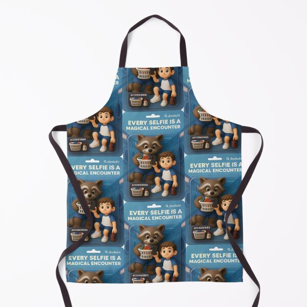 Item preview, Laundry Time Raccoon – Cute Helper Toy Box Edition designed and sold by ZKOZKOHI.