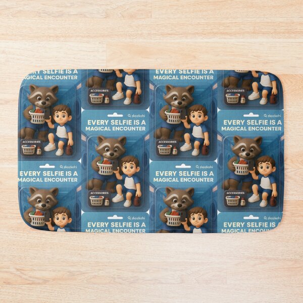 Item preview, Laundry Time Raccoon – Cute Helper Toy Box Edition designed and sold by ZKOZKOHI.