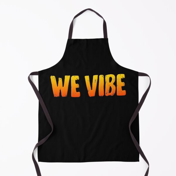 Item preview, We vibe, Orange Typography  designed and sold by Memes N Lore .
